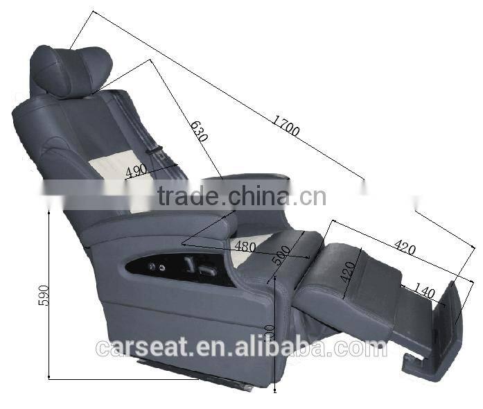 Single electric auto seat/luxury car seat for kinds of MPV with CCC standard