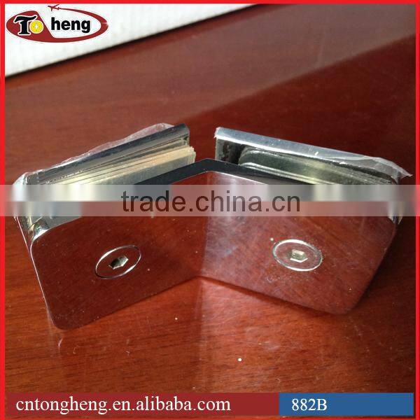 881D Glass handrail Stair balustrade stainless steel Wall mounted glass connector support clamp