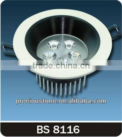 Round 9W aluminum home LED light