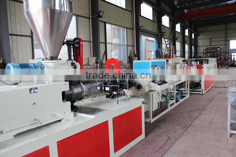 plastic pipe haul-off machine