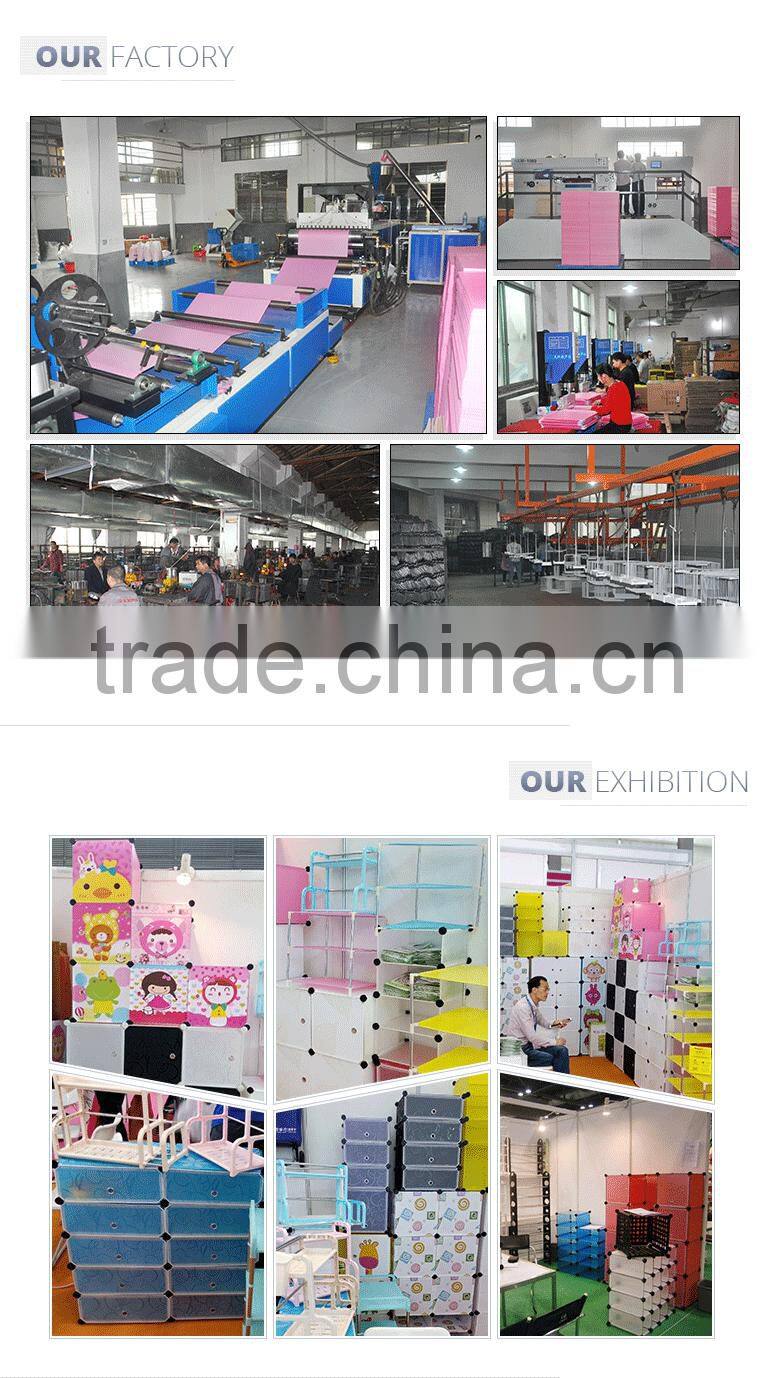 Wholesale Folding Modern bedroom plastic wardrobe box