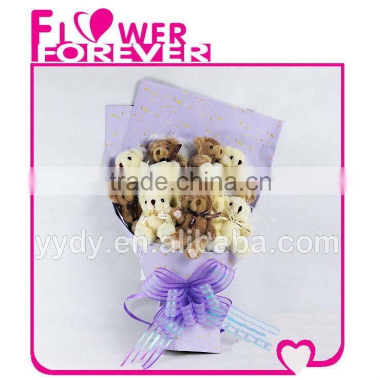 good idea teddy bear bouquet gift for boyfriend