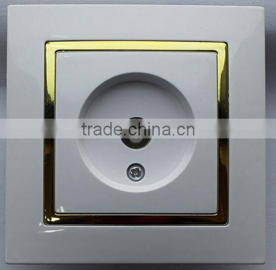 High quality European ABS shell full copper conductor flame-retarded base wall switch socket