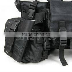 Tactical Vest use 1000D high strength Nylon with PU waterproof coating