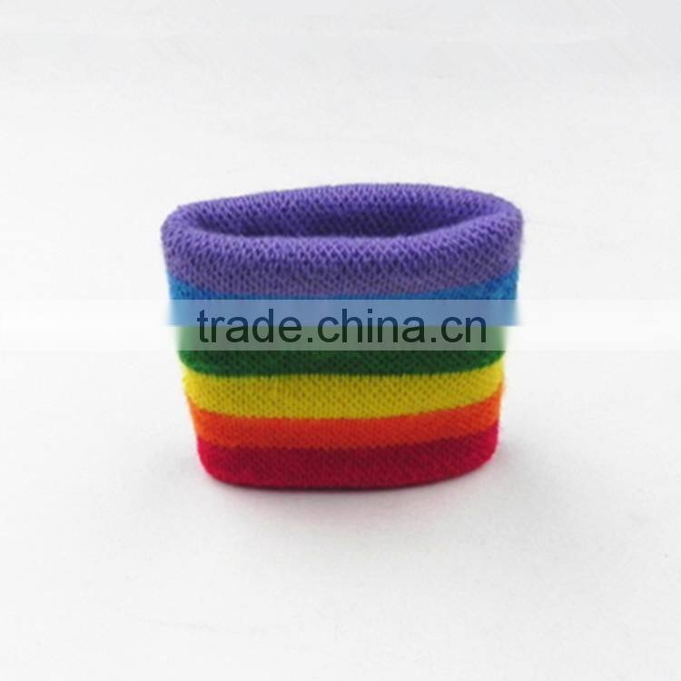 Fashion style China custom beautiful pure cotton towel wristbands