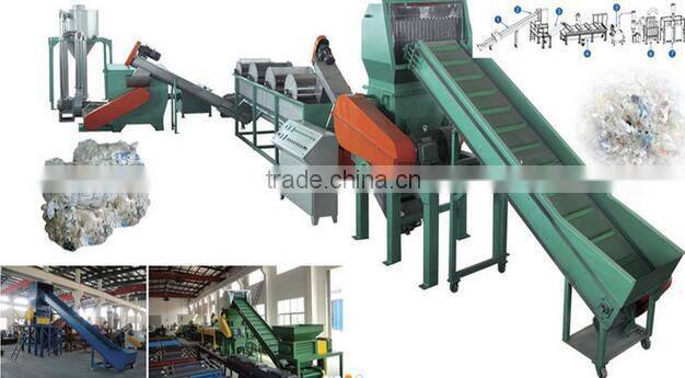 My test Abs plastic crushing washing recycling machine line