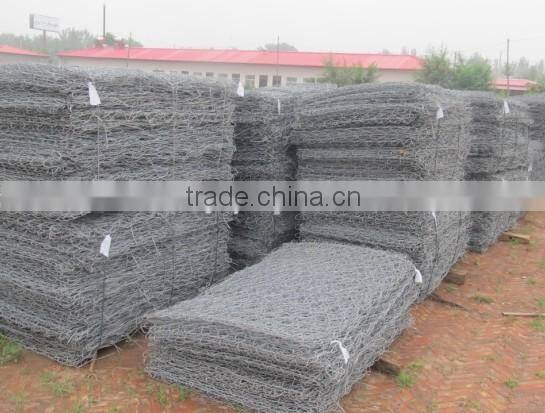 Galvanized &PVC Coated Anping Factory Gabion Box Basket/Gabion Wire Mesh Netting