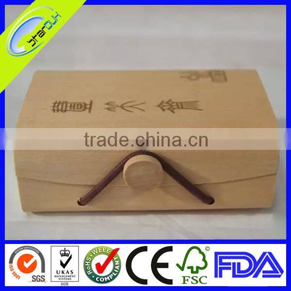 sliding unfinished wood box pine wood box