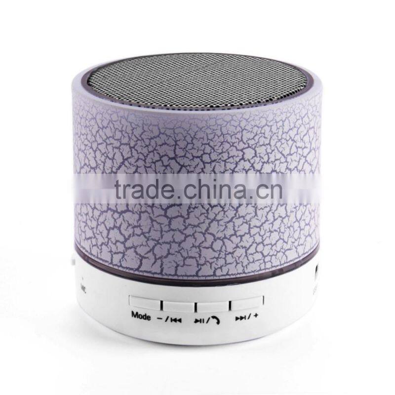 subwoofer with Colorful Mini Portable wireless metal LED bluetooth speaker