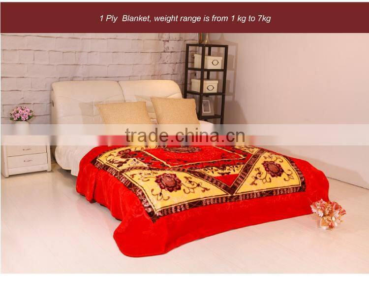 Factory sale blanket and super soft raschel blanket for adults.