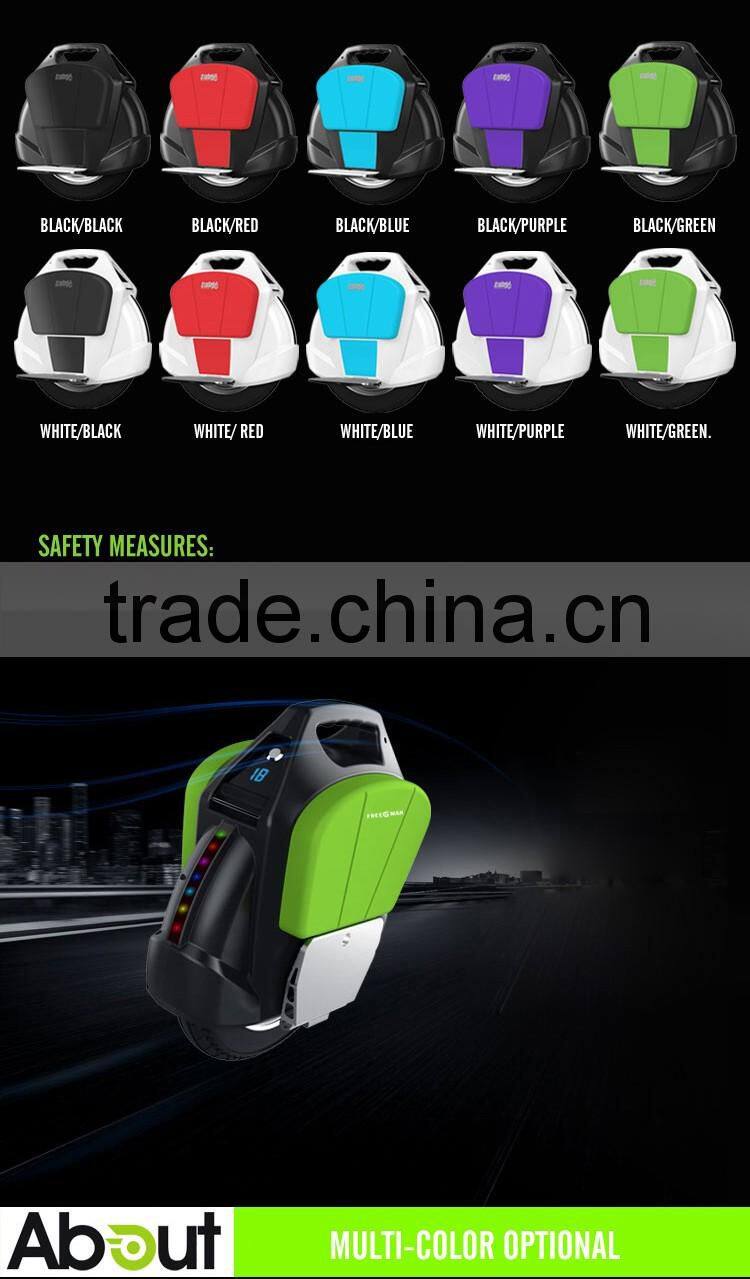 Freeman A4 one wheels Unicycle 14 inch Electric Scooter with LED display