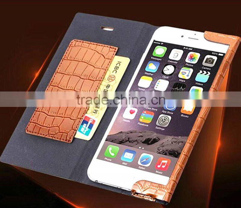 2015 Hot sale factory price crocodile pattern ultra thin case for iphone 6/6 plus