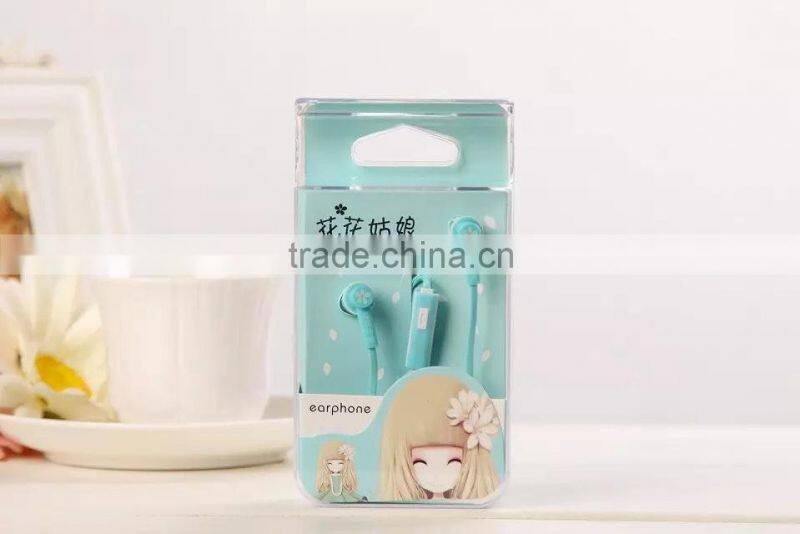 cute colorful girls in-ear headphones for music