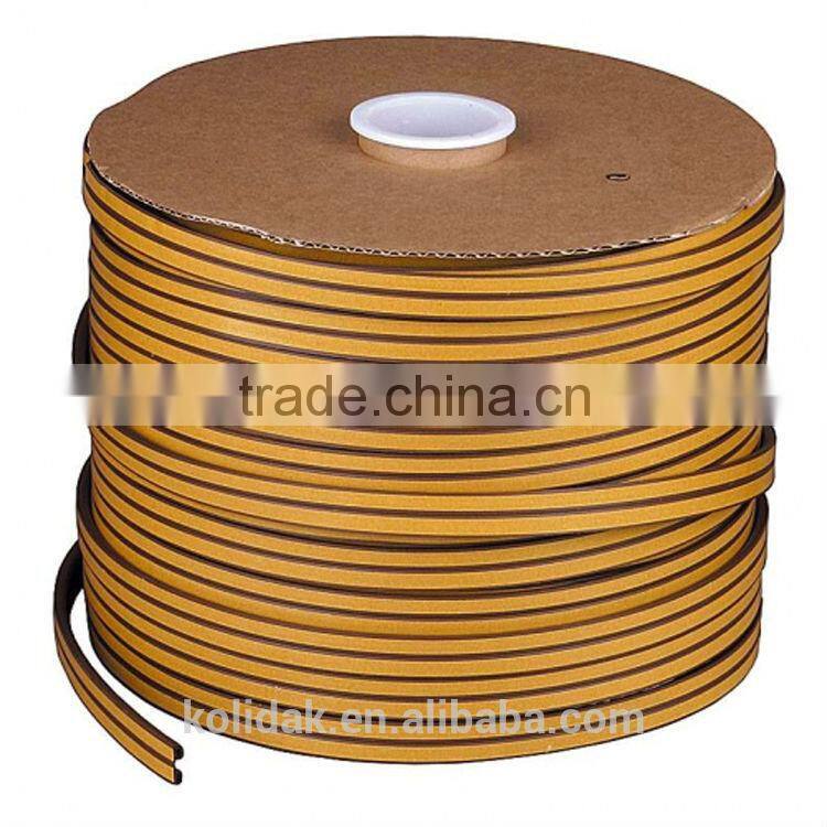 D/P/E-Shape foam EPDM Seal Double Cord