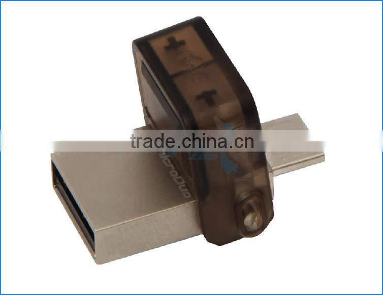 Original micro Duo OTG USB2.0 Swivel High Speed Flash Drive 8GB 16G 32G 64G USB OTG Memory Sticks with Blister Packing