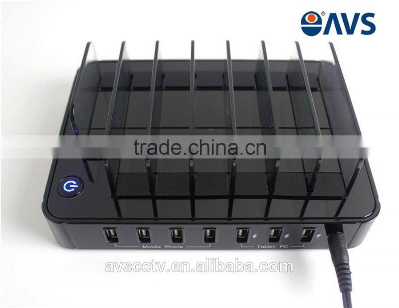 Best Selling 7 Ports Portable Desktop USB Charger for Mobile Phones
