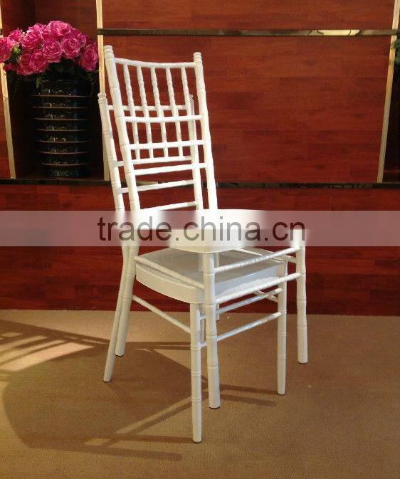 latest metal white wedding chair
