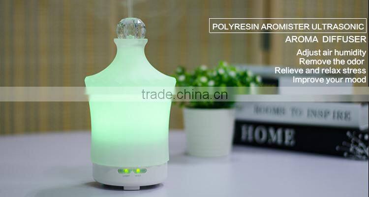 2015 Alibaba express new design elegant polystone essential oil aroma diffuser,Ultrasonic Oil Diffuser suitable for All Essentia