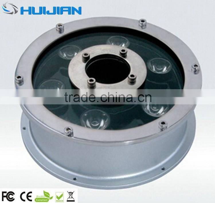 aluminum alloy Underwater Led and RGB projector Light Fountain Lights 6W