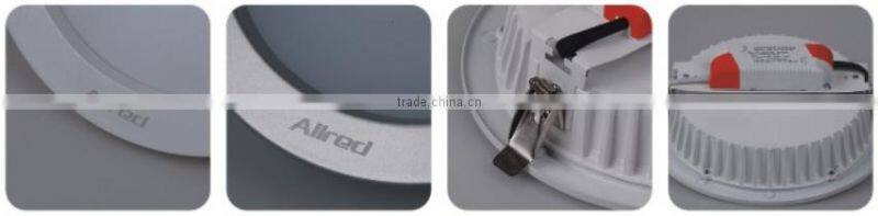 Factory price square led downlight silver 30w 18w 12w 8" 6" 4"