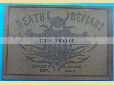 2012 fashion leather label for garment