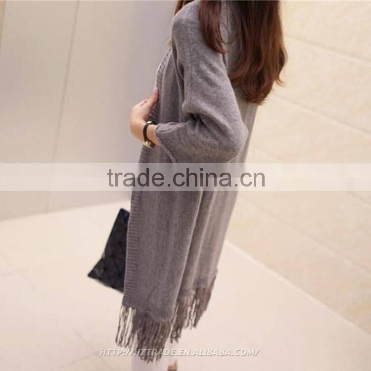 New Fashion Latest Fashion Gray Sweater Dress Women