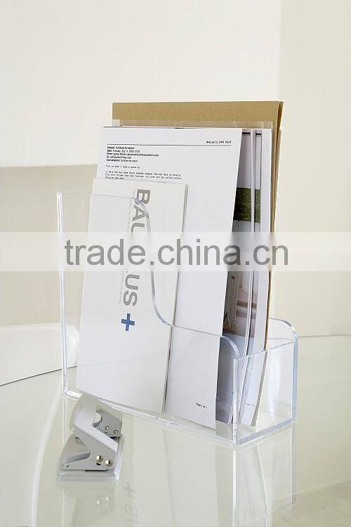 customclear acrylic desk organizer