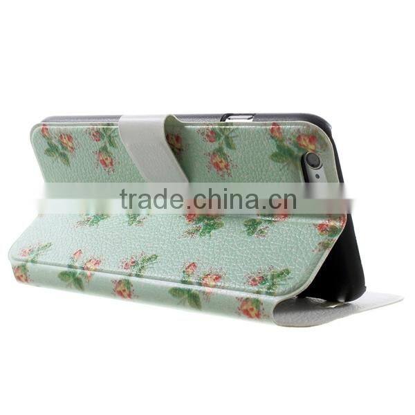 China supplier high quality cheap leather cover for Iphone 6 cover