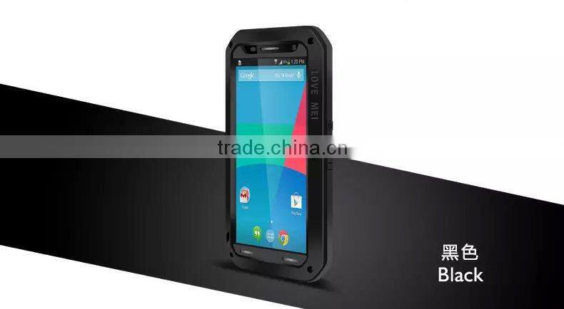 For google nexus 6 LOVE MEI POWERFUL case,high quality Power case for google nexus 6