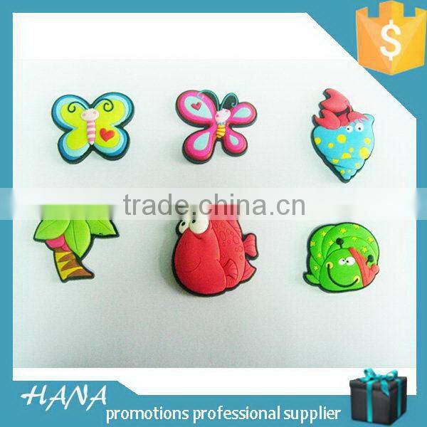 Top quality most popular 3d raised rubber fridge magnets