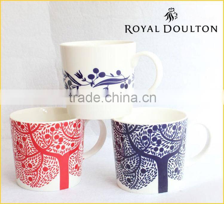 Wholesale Promotional New Design New Bone Custom Creative Ceramic Printed Tea Cup
