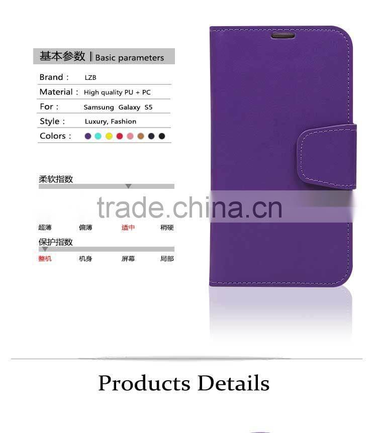 Factory directly Wholesale pu leather flip cover case for Apple Iphone 6
