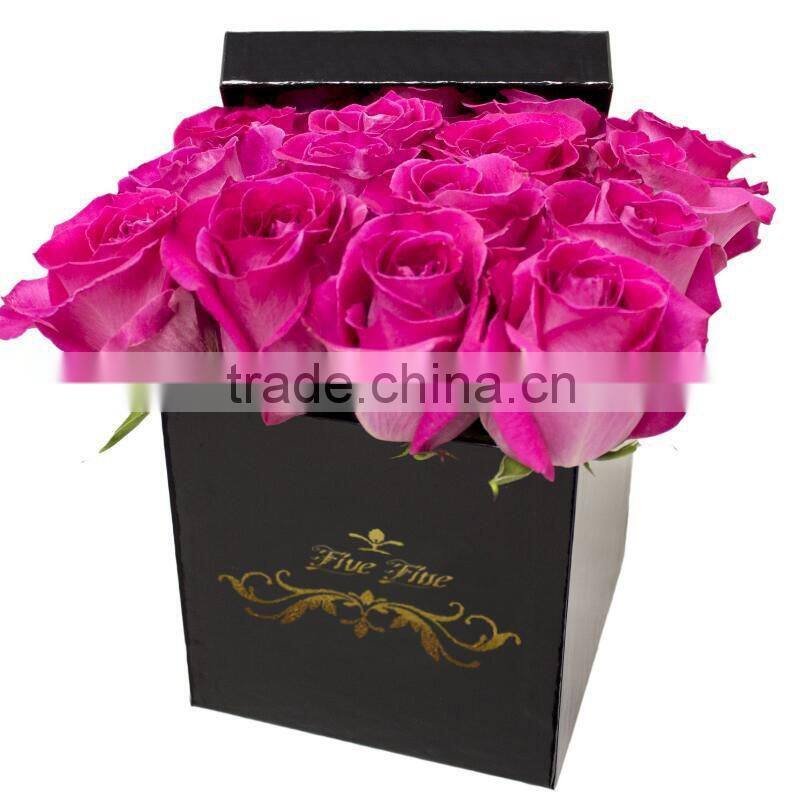Top quality flower packaging box with your logo