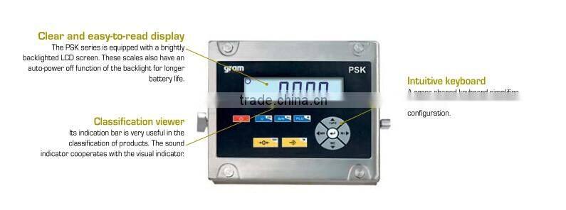 2016 Hot Sales PSK Series Waterproof IP-67 Stainless Steel Scale