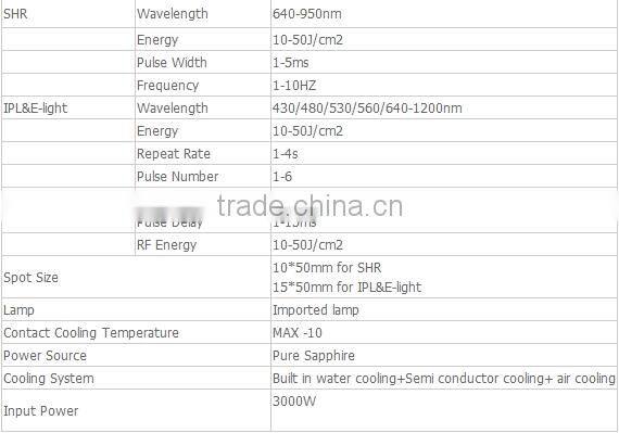 super hair removal machine with IPL SHR Elight OPT from beijing fogool