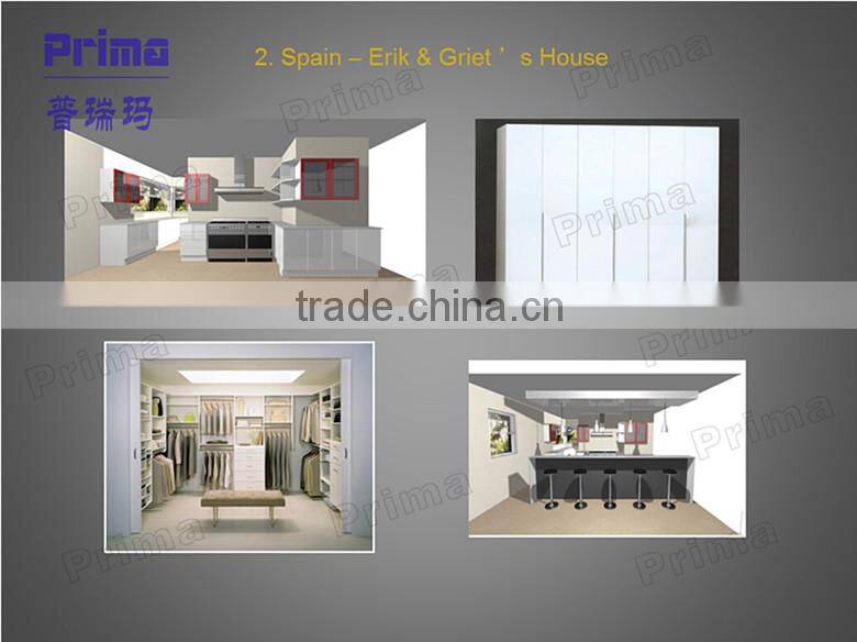 commercial kitchen cabinet L-shape import mini mdf kitchen cabinet