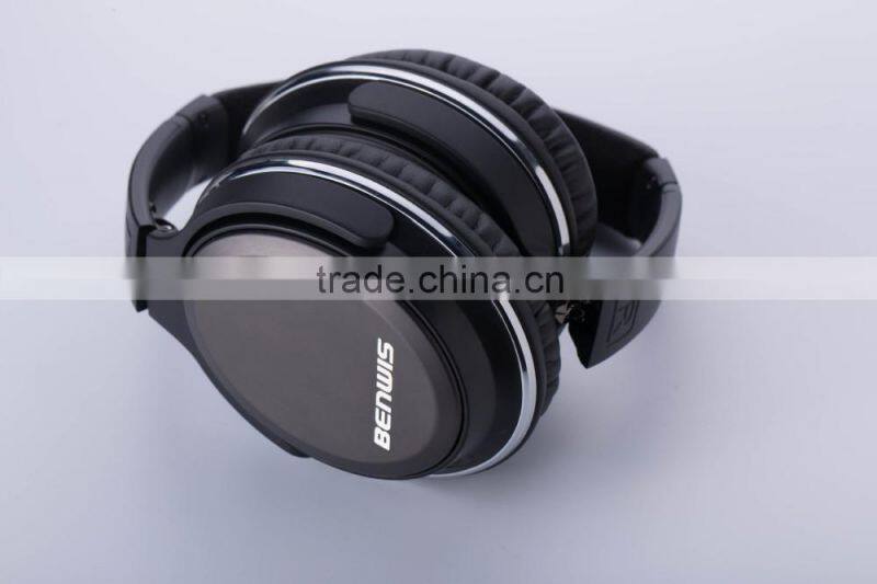 2015 hot selling wired stereo headphones with saperated cable and mic for cell phone