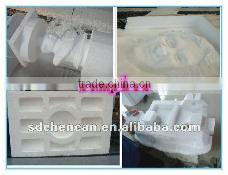 CHENCAN Italy HSD Spindle 3D CNC EPS Plywood Foam Molding Cutting Machine with Big Rotary