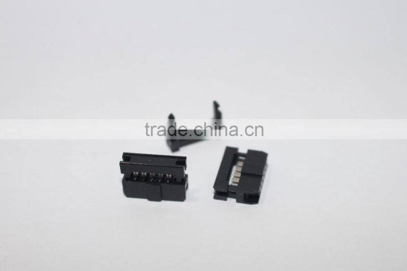 IDC Connector 2.0mm flat cable black 10pin