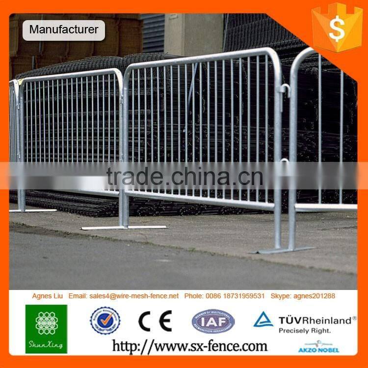 Anping Direct Factory Temporary Fence Aluminum Barricade Crowd Control Barrier