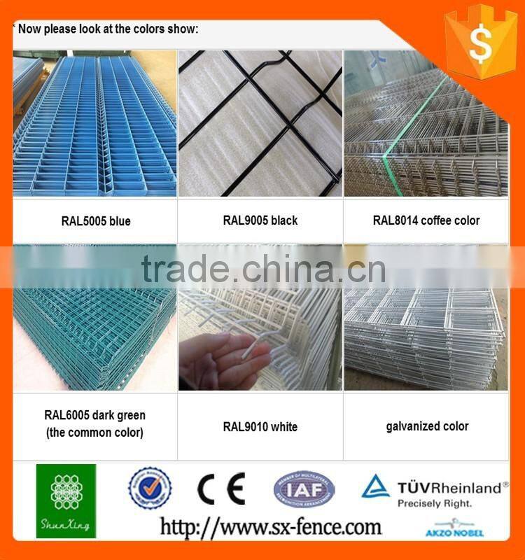 Fast Delivery Powder Coated Welded Iron Wire Mesh Fence