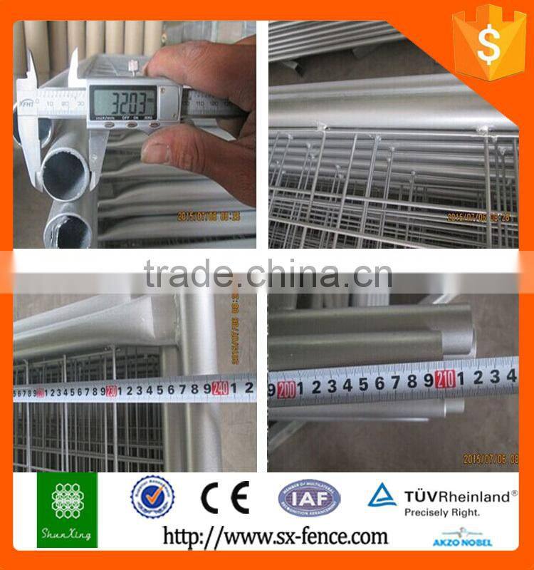Hot Dipped Welded Galvanized Temporary Fence for Sale