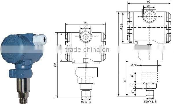 MPT561 flange pressure transmitter