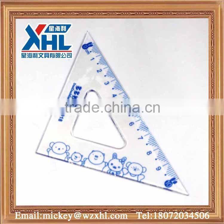 newest custom design plastic fashion design ruler plastic ruler