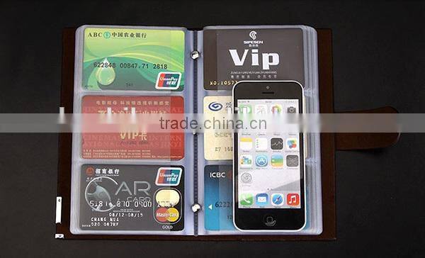 BOSHIHO Hot Sale Black Fashion Visiting Card Cases