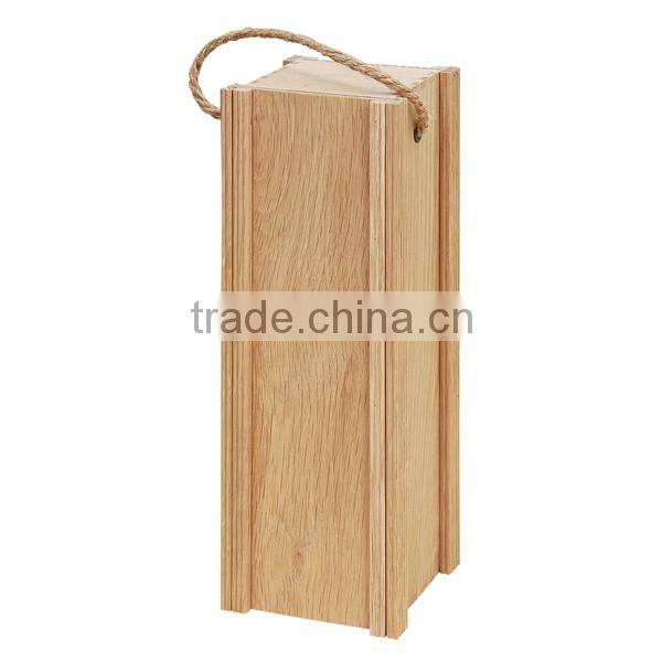 High quality sliding lid various style luxury wooden wine gift storage box
