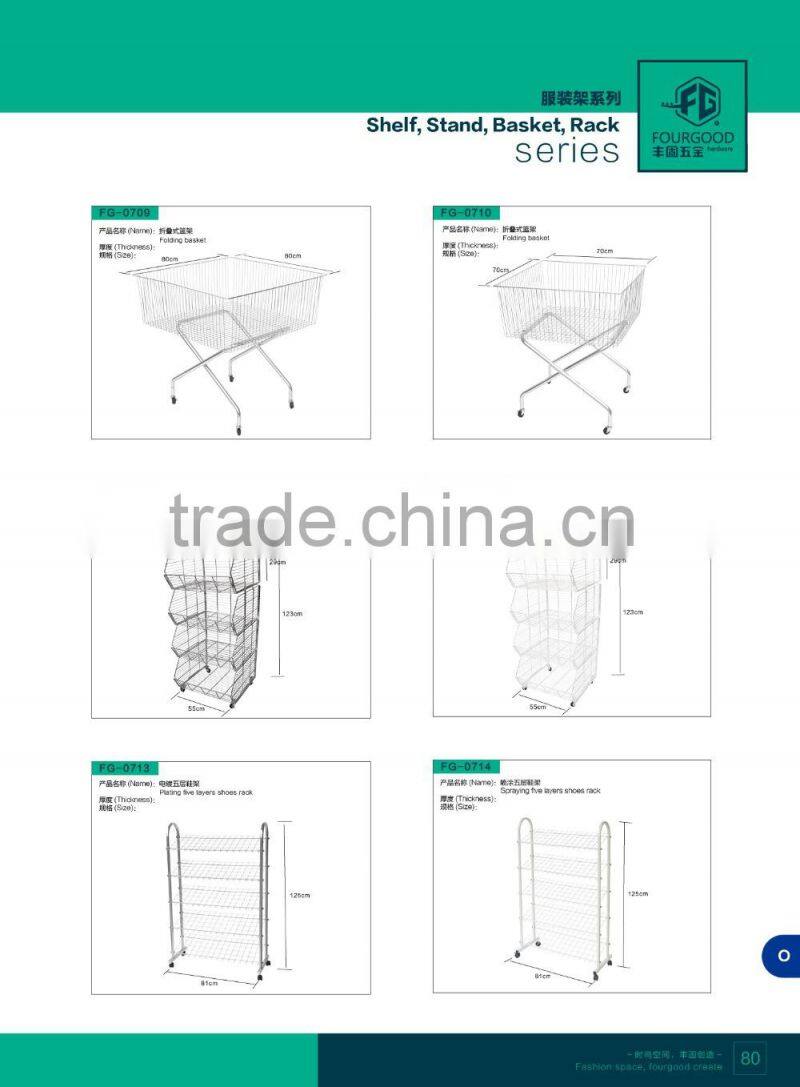 metal chrome wire mesh for hang K plate net