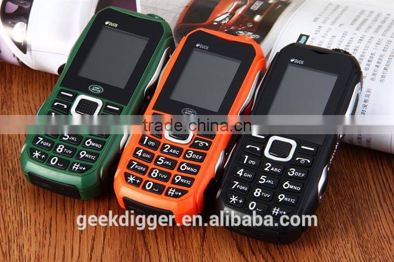 XP3330 Green Quad Band Unlocked Phone Alarm Dual SIM Bluetooth