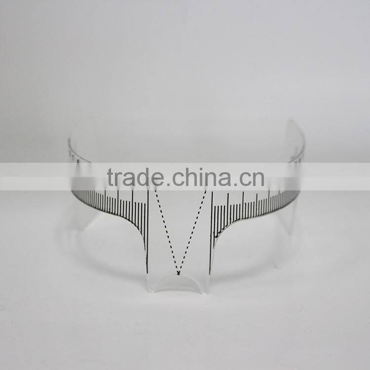 Flexible Ruler Perfect Brow Guide Transparent Rulers For PMU Beginner and School Training