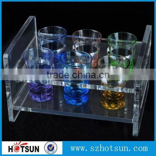 modern design various styles acrylic wine glass/ acrylic wine display rack